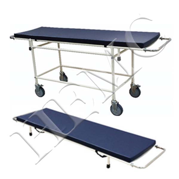STRETCHER TROLLEY WITH MATTRESS