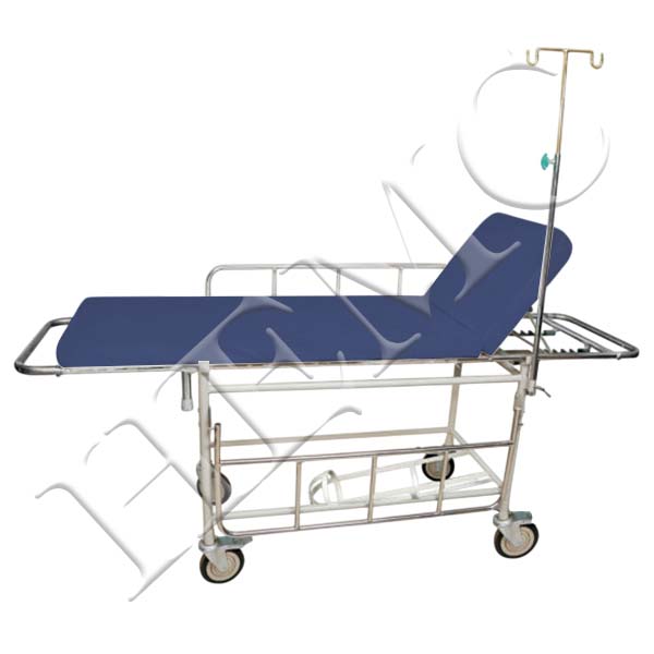 2-SECTION STRETCHER TROLLEY WITH MATTRESS