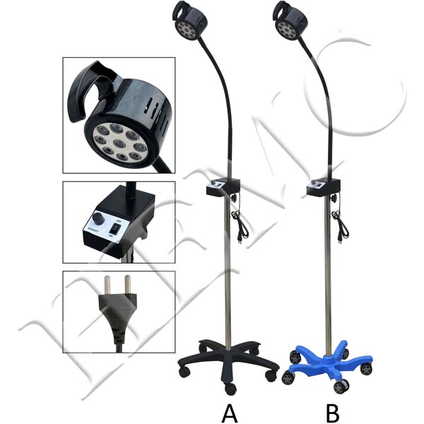 MOBILE LED EXAMINATION LIGHT, WITH CONTROL PANEL (Hi-INTENSITY)