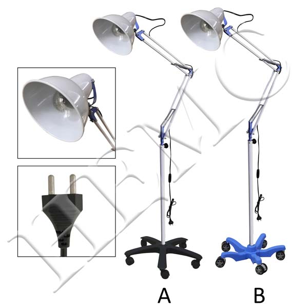 ANGLE POISE EXAMINATION LIGHT, CONICAL