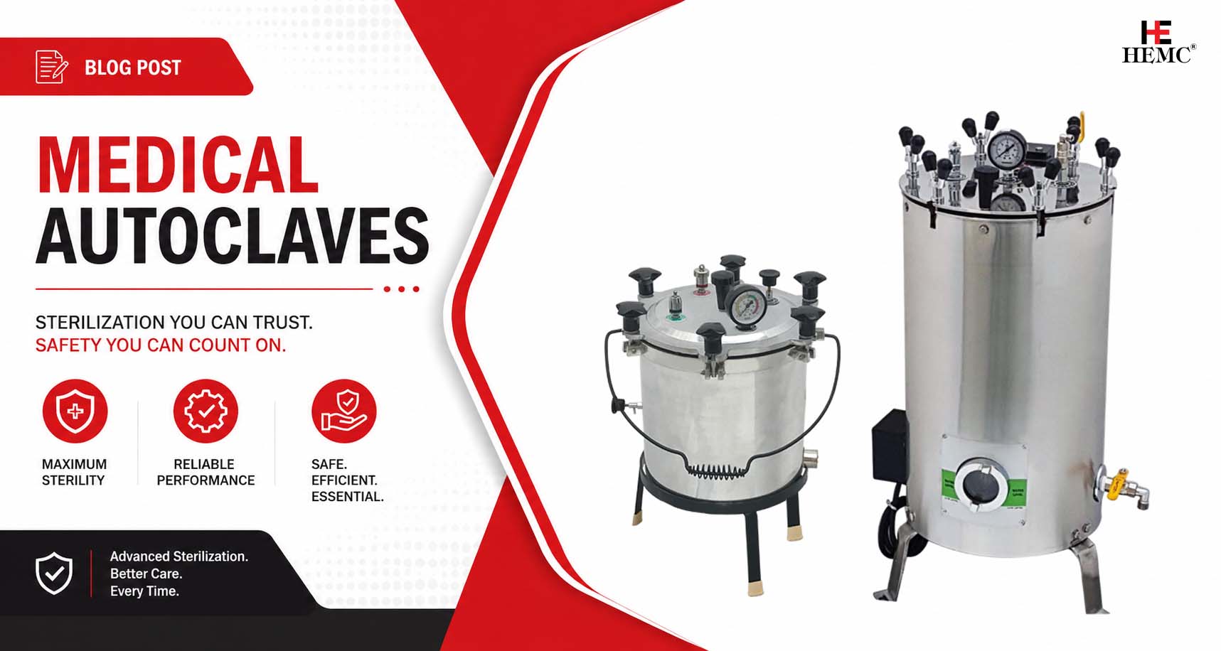 What are Laboratory Autoclaves and their types Medical Autoclaves