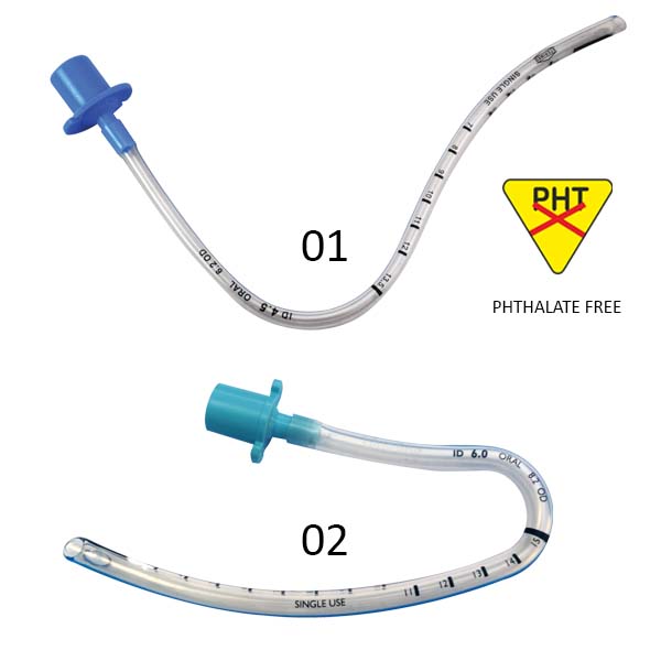 PREFORMED ENDOTRACHEAL TUBE, PLAIN