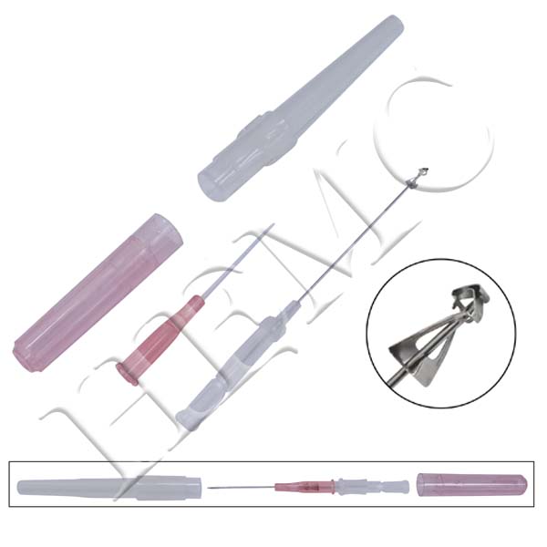 SAFETY I.V. CANNULA WITHOUT WINGS & INJECTION PORT