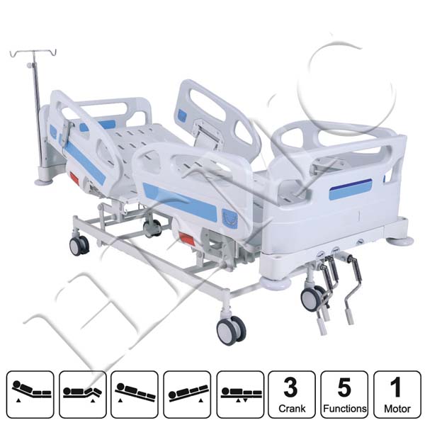 5 FUNCTION ICU BED, SEMI-ELECTRIC