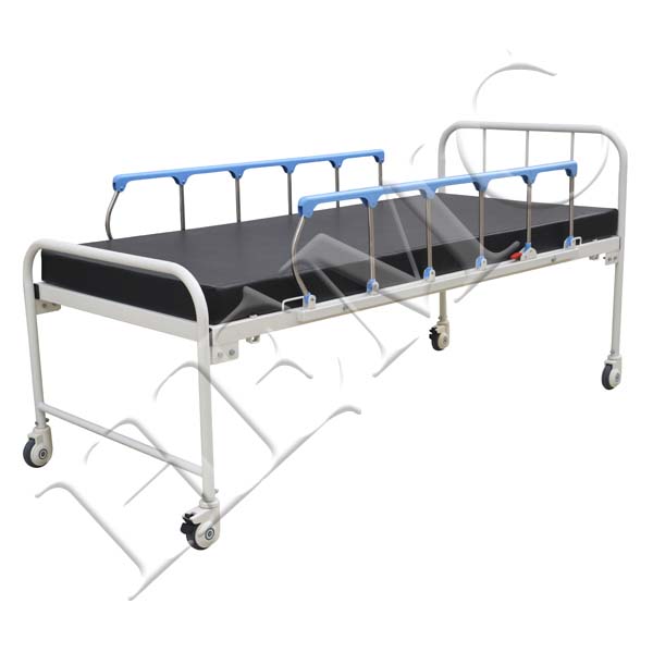 GENERAL WARD BED WITH MATTRESS, SIDE RAILS & CASTORS (EPC)