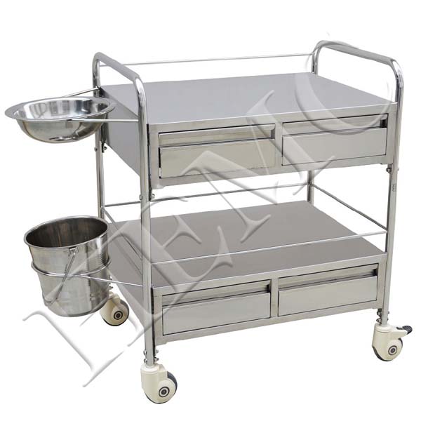 DRESSING TROLLEY WITH 4 DRAWERS