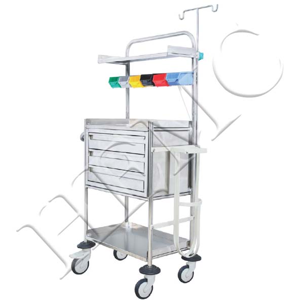 EMERGENCY CRASH CART, PREMIUM S.S.