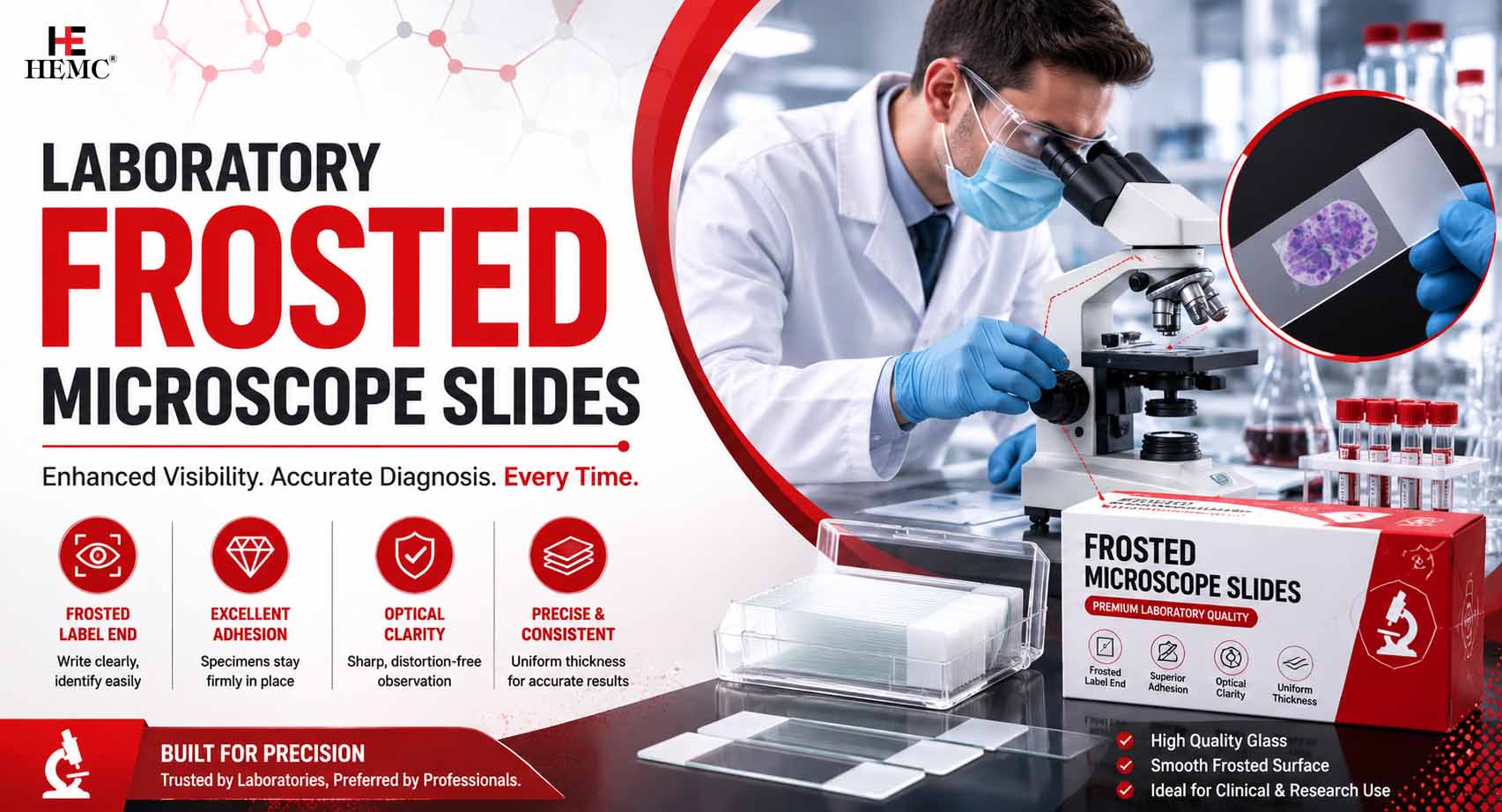 Frosted Microscope Slides